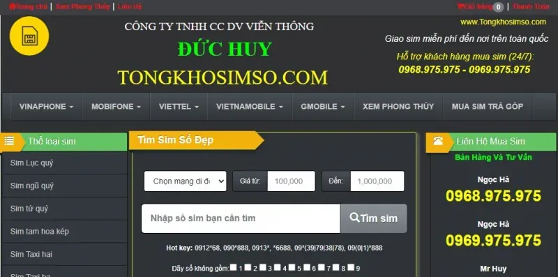 +10 Cửa Hàng Bán Sim Số Đẹp Hà Nội Uy Tín & Giá Rẻ Nhất