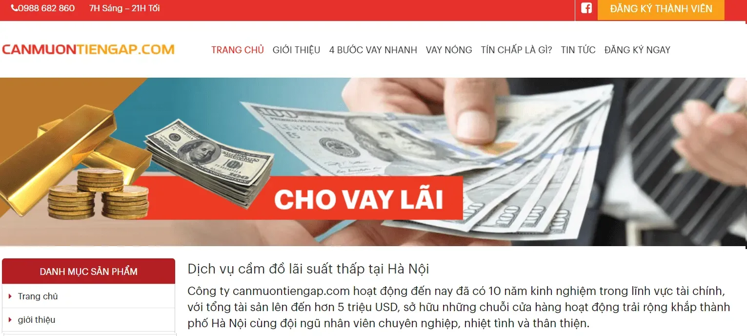 +20 Dịch Vụ Cầm Đồ Hà Nội Uy Tín Và Các Tính Lãi Suất