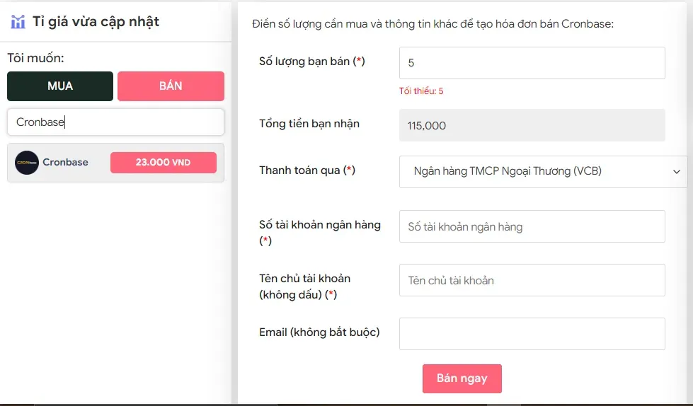 Sàn Cronbase Là Gì? Cách Nạp Rút Cronbase Uy Tín Nhất