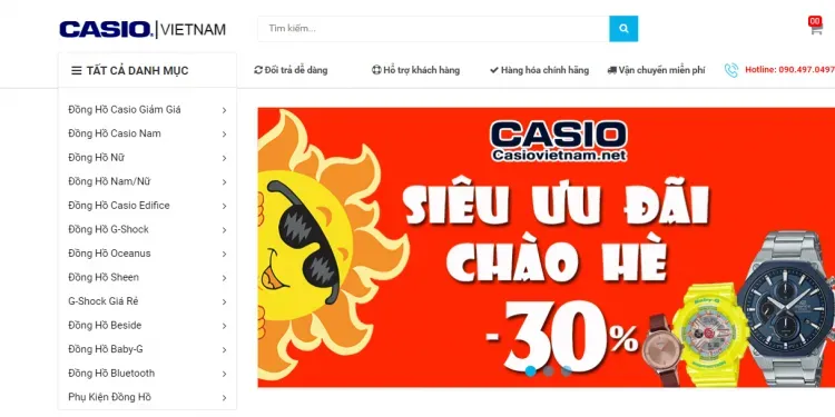 Top +10 Cửa Hàng Đồng Hồ Casio Chính Hãng Tại Hà Nội Giá Tốt