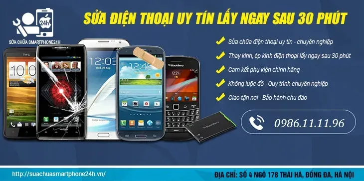 Top +10 Cửa Hàng Sửa Chữa Điện Thoại Hà Nội Giá Tốt Nhất