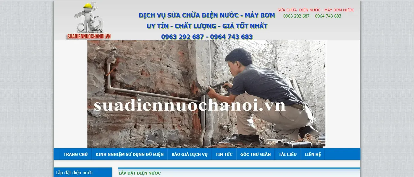 Top +10 Dịch Vụ Sửa Điện Nước Tại Nhà Hà Nội 【Kèm Bảng Giá】