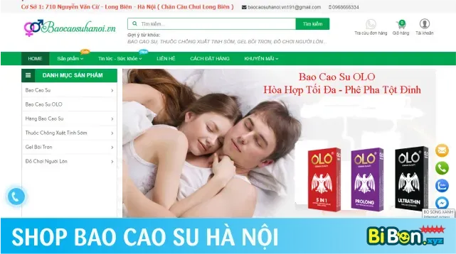 Top +10 Shop Bao Cao Su Hà Nội Uy Tín 【Kèm Bảng Giá】