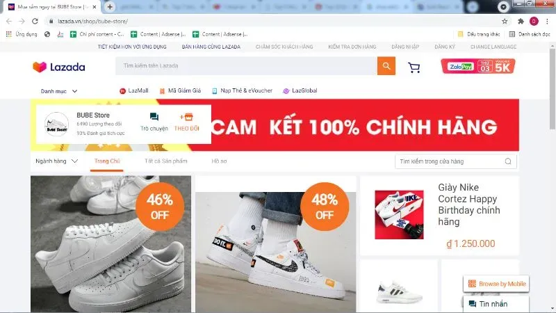 Top +10 Shop Giày Uy Tín Trên Lazada ⚡️ Chất Lượng & Giá Tốt Nhất