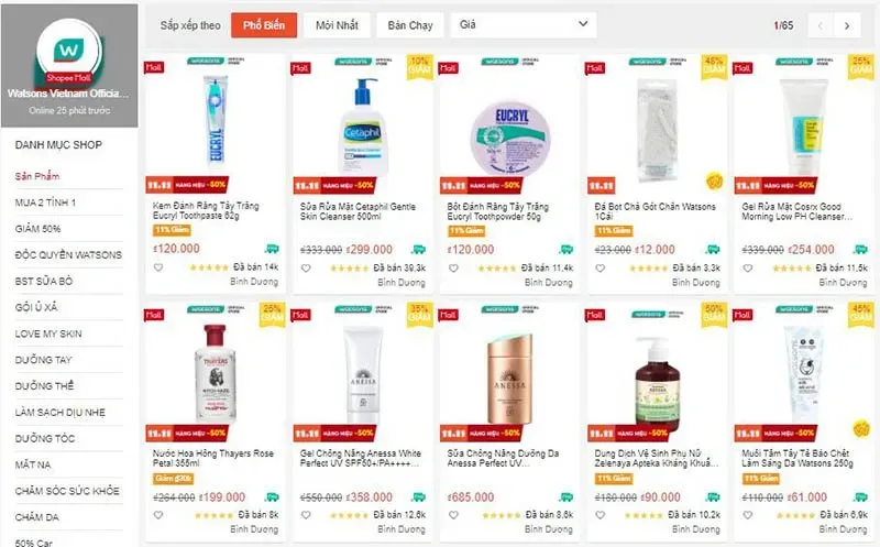 Top +12 Shop Mỹ Phẩm Uy Tín Trên Shopee Giá Tốt ⚡️ Ưu Đãi Thả Ga